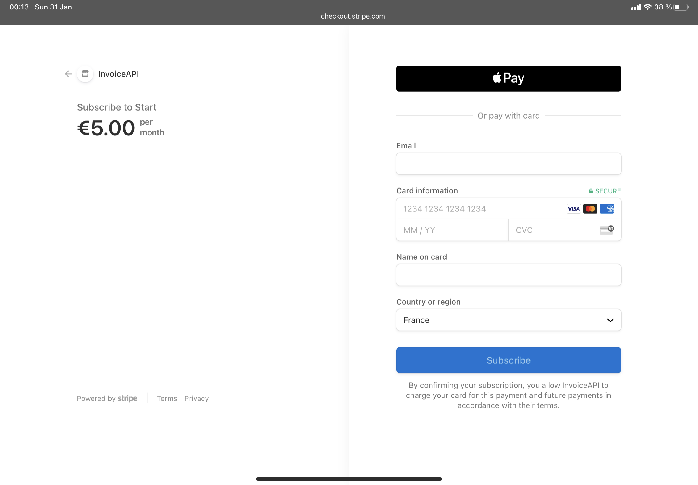 Stripe Checkout page, without writing a single line of server code!