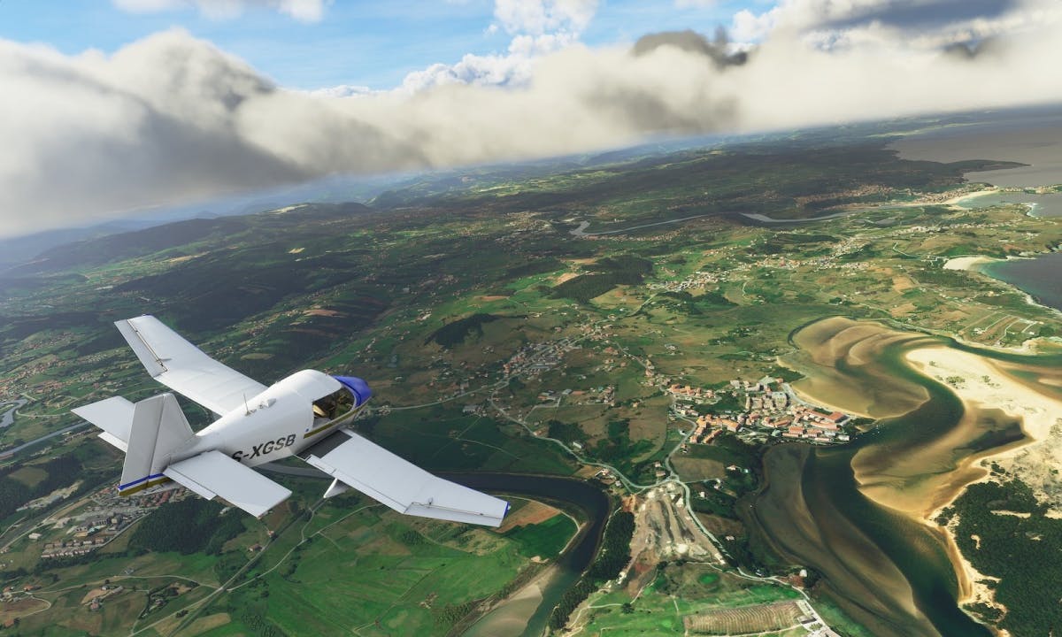 Terrain in Microsoft Flight Simulator (2020). Image by Asobo Studio/Xbox Game Studios
