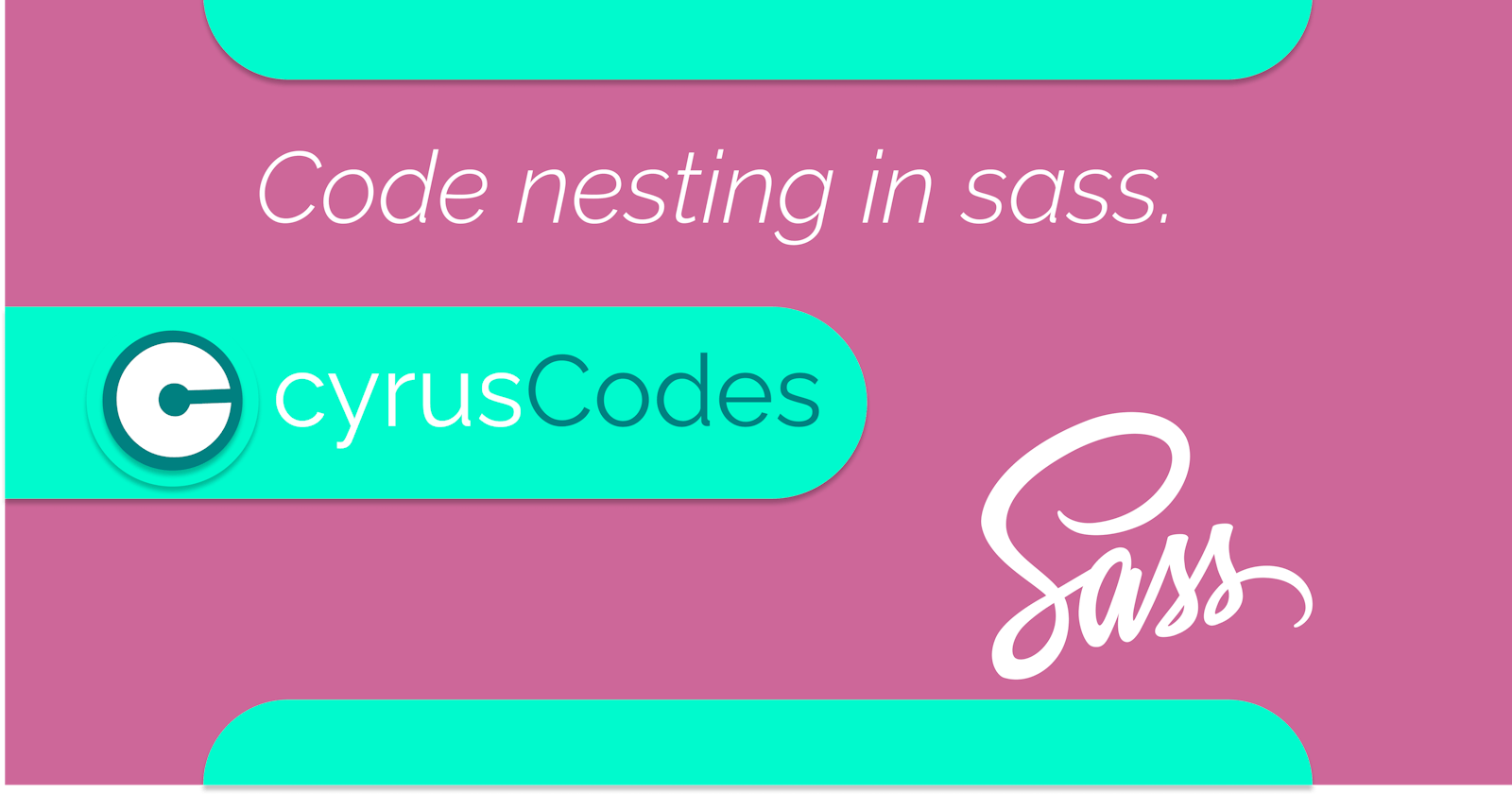Code nesting in sass;