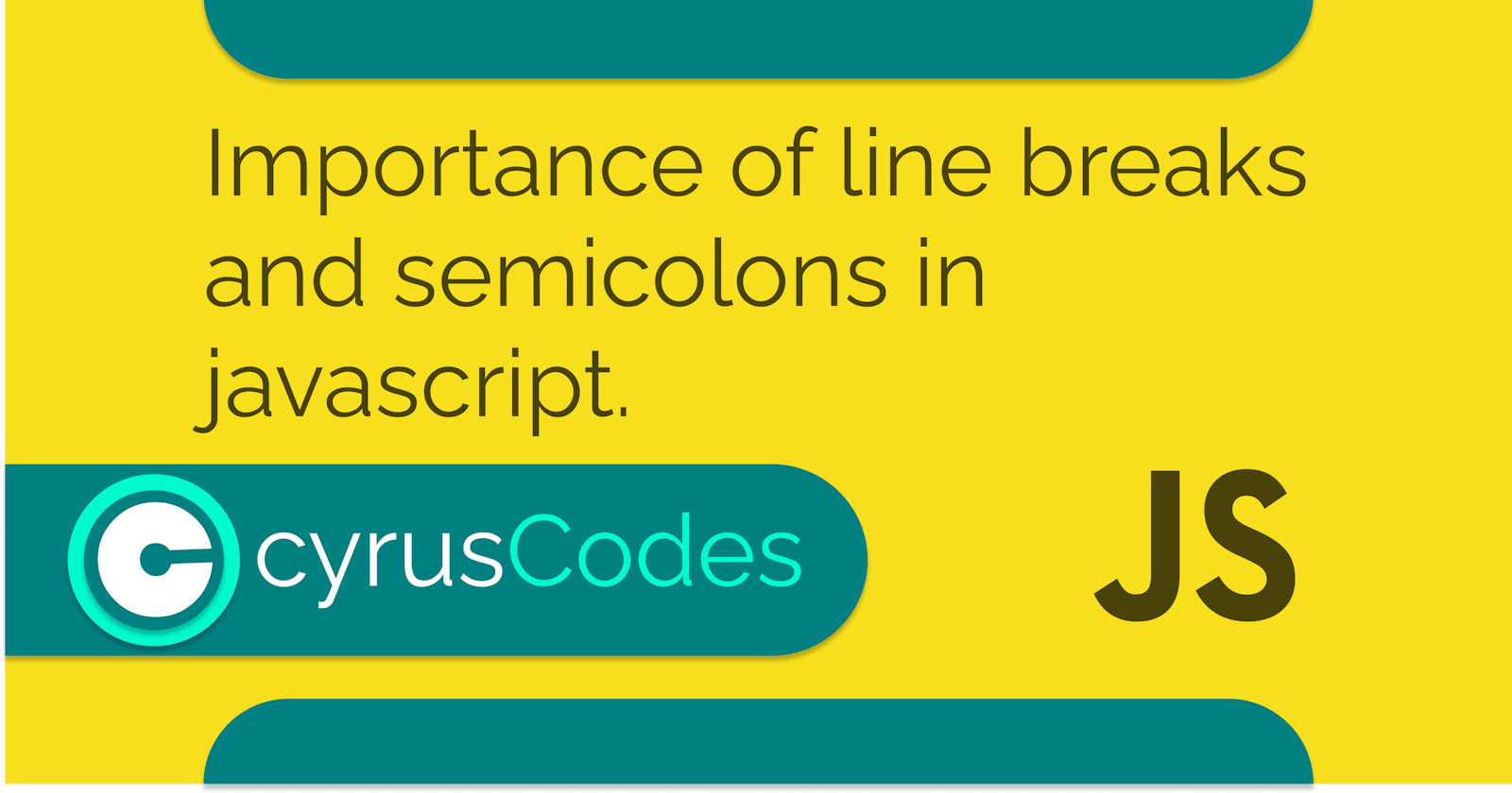 Importance of line breaks and semicolons in javascript.