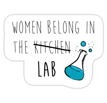 Women Belong in the Lab Sticker.png