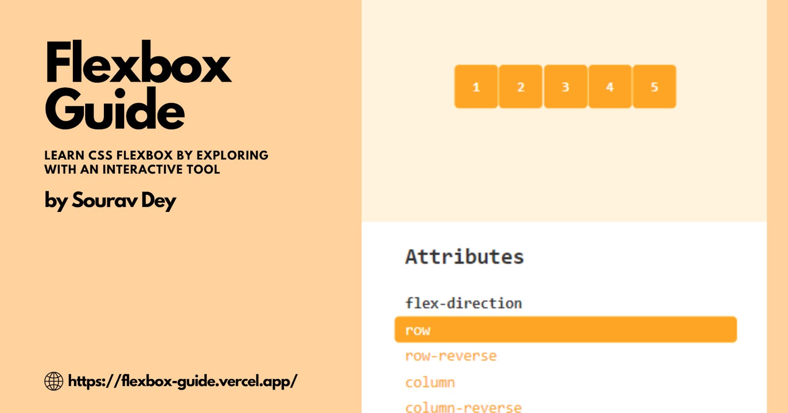 ⚡ Flexbox-Guide 🚀 Flexbox layout made simple with an Interactive tool