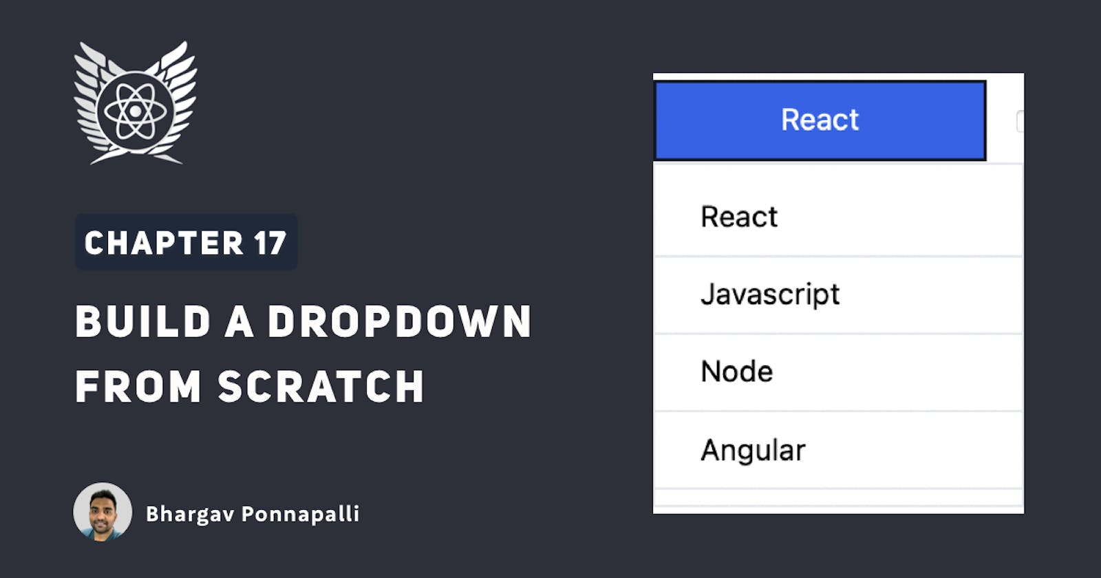 #17 Build a Dropdown component from scratch - Delightful React