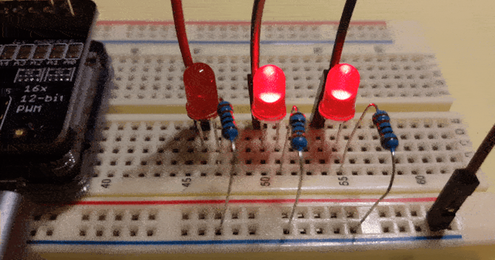 [Elixir Nerves] Smoothly dimming LEDs using a servo driver