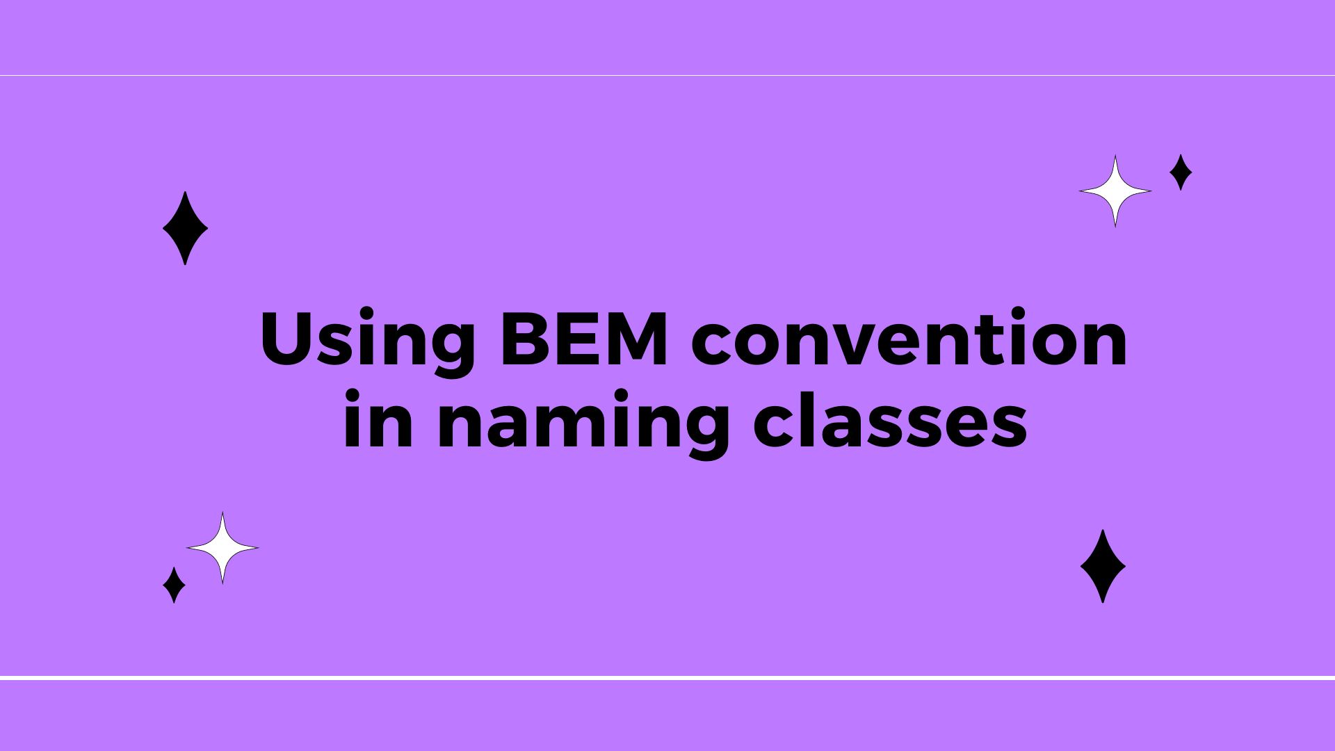 Using BEM Convention In Naming Classes