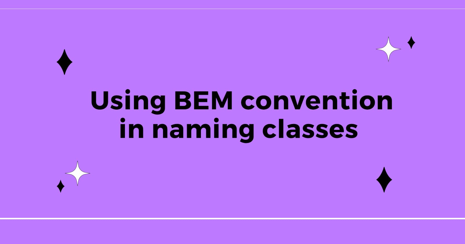 Using BEM convention in naming classes