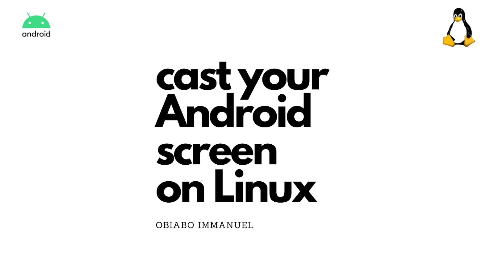 Mirror your android screen on your Linux easily
