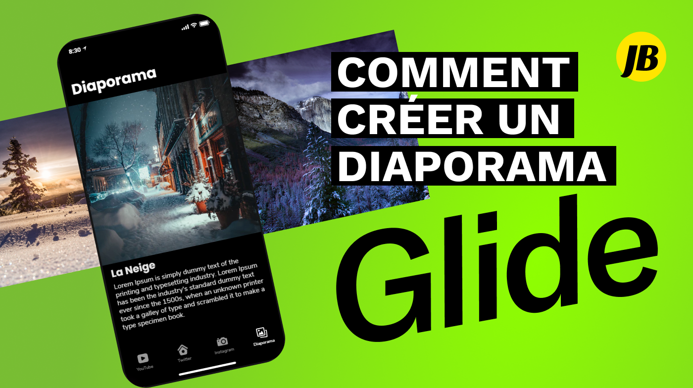 Voici comment insérer un diaporama dans votre application Glide.