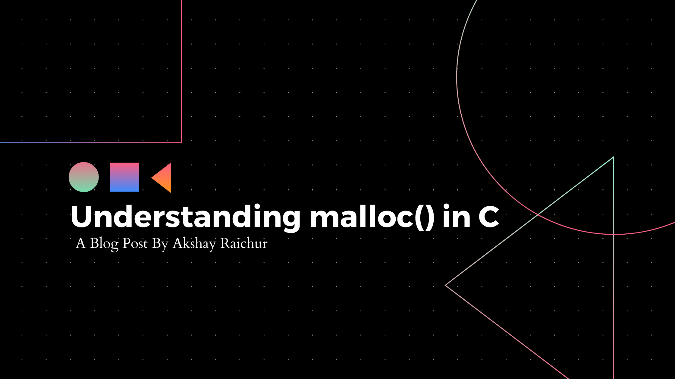 A brief note on how malloc() works in C