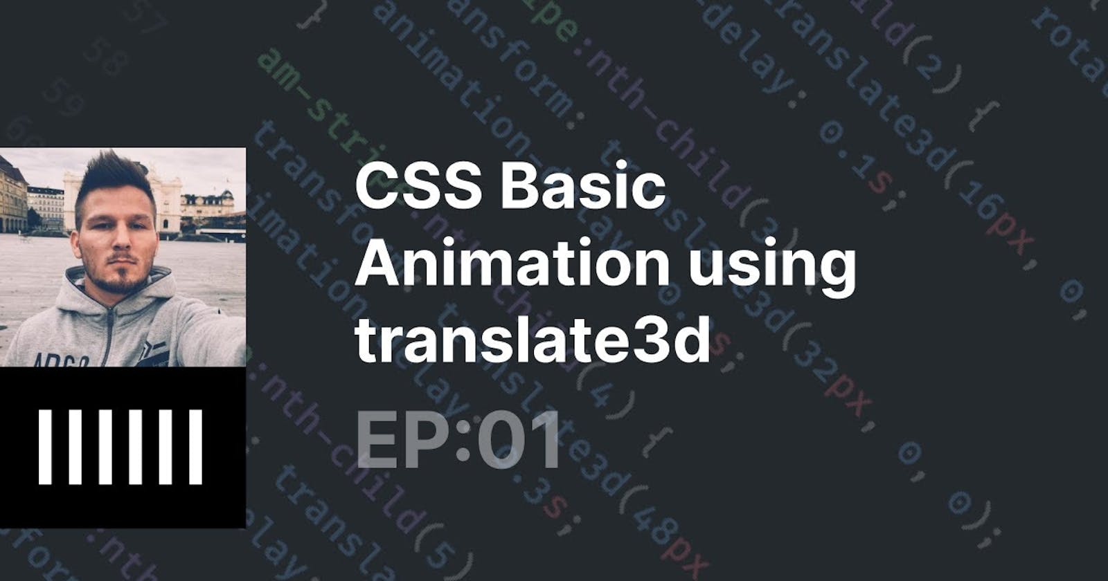 CSS Animation: translate3d, backdrop-filter and custom tags