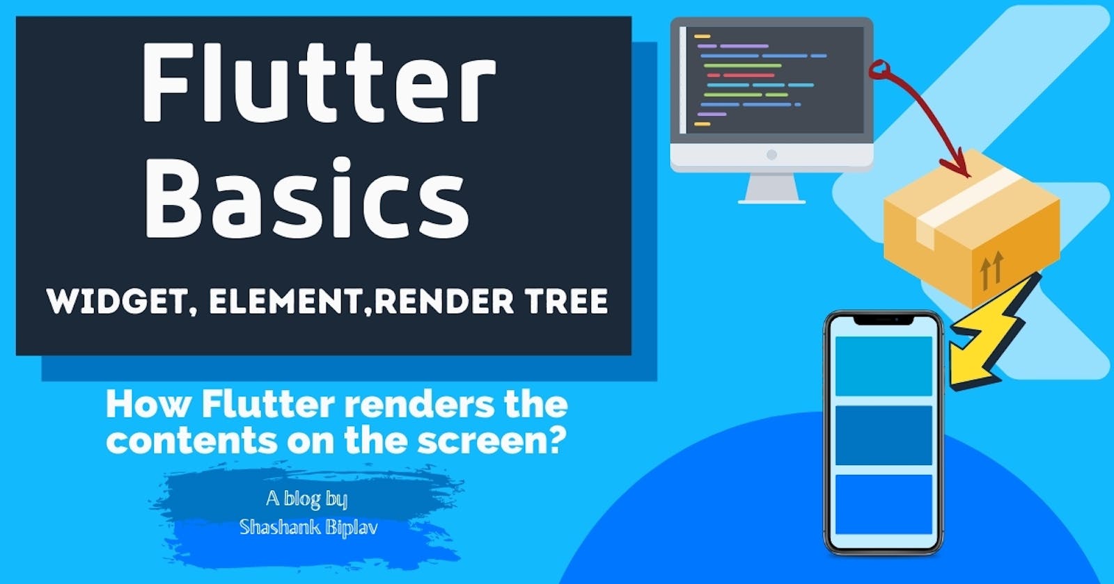 Flutter Basics - How Flutter renders the contents on the screen?