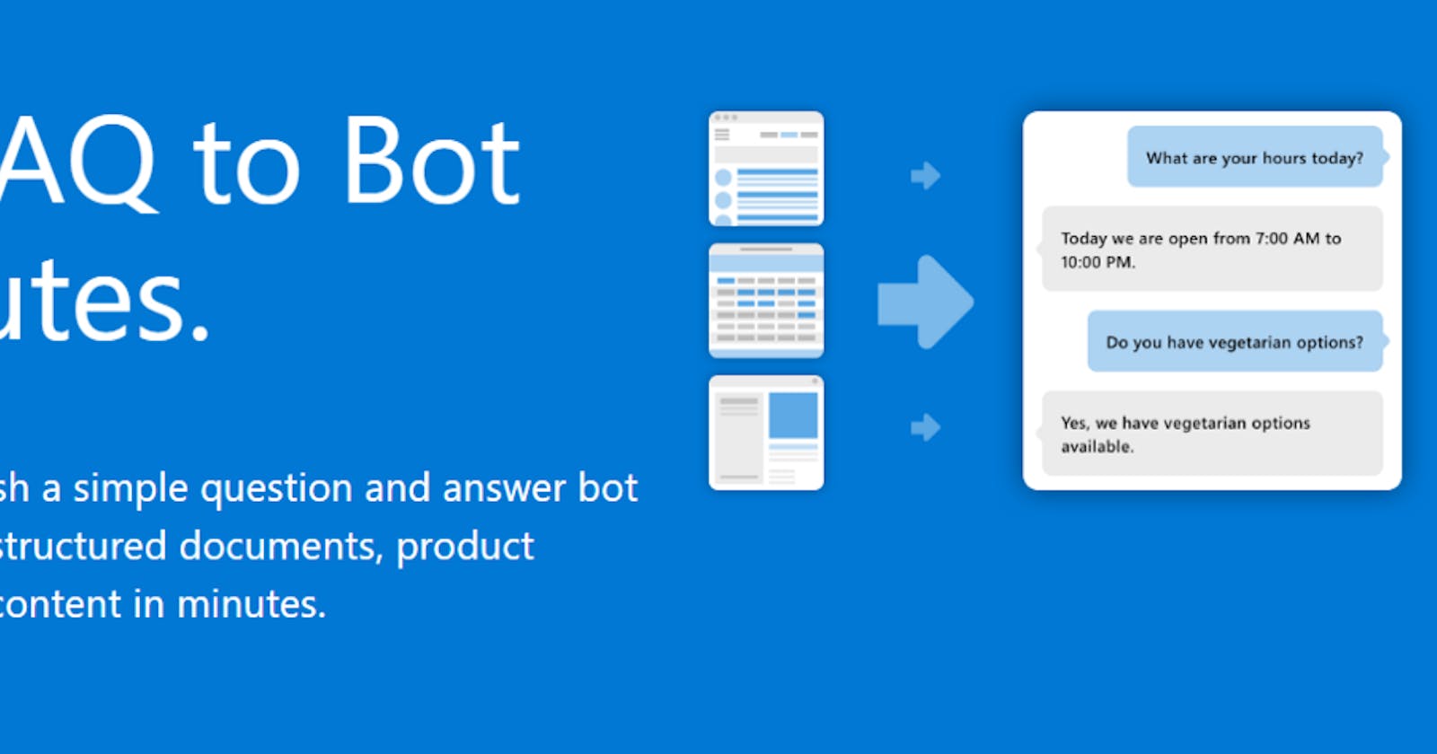 FAQ Chatbot Development with Microsoft Azure Bot Framework in Developers point of view