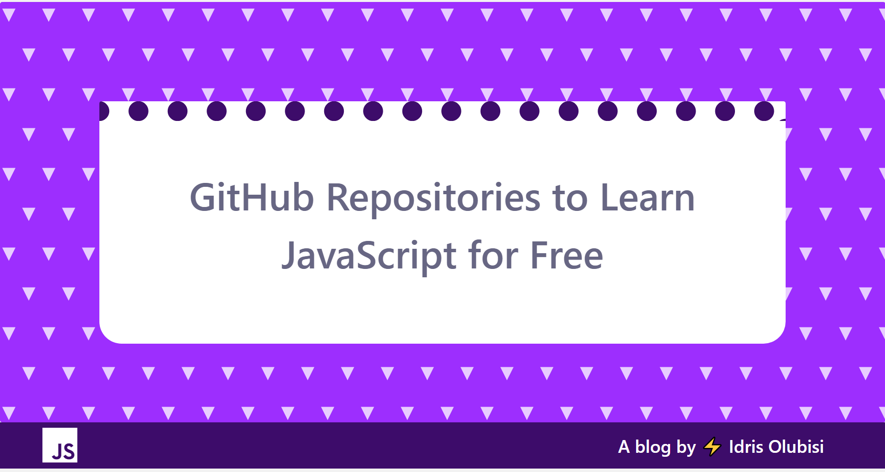 Free JavaScript Learning On GitHub Repos