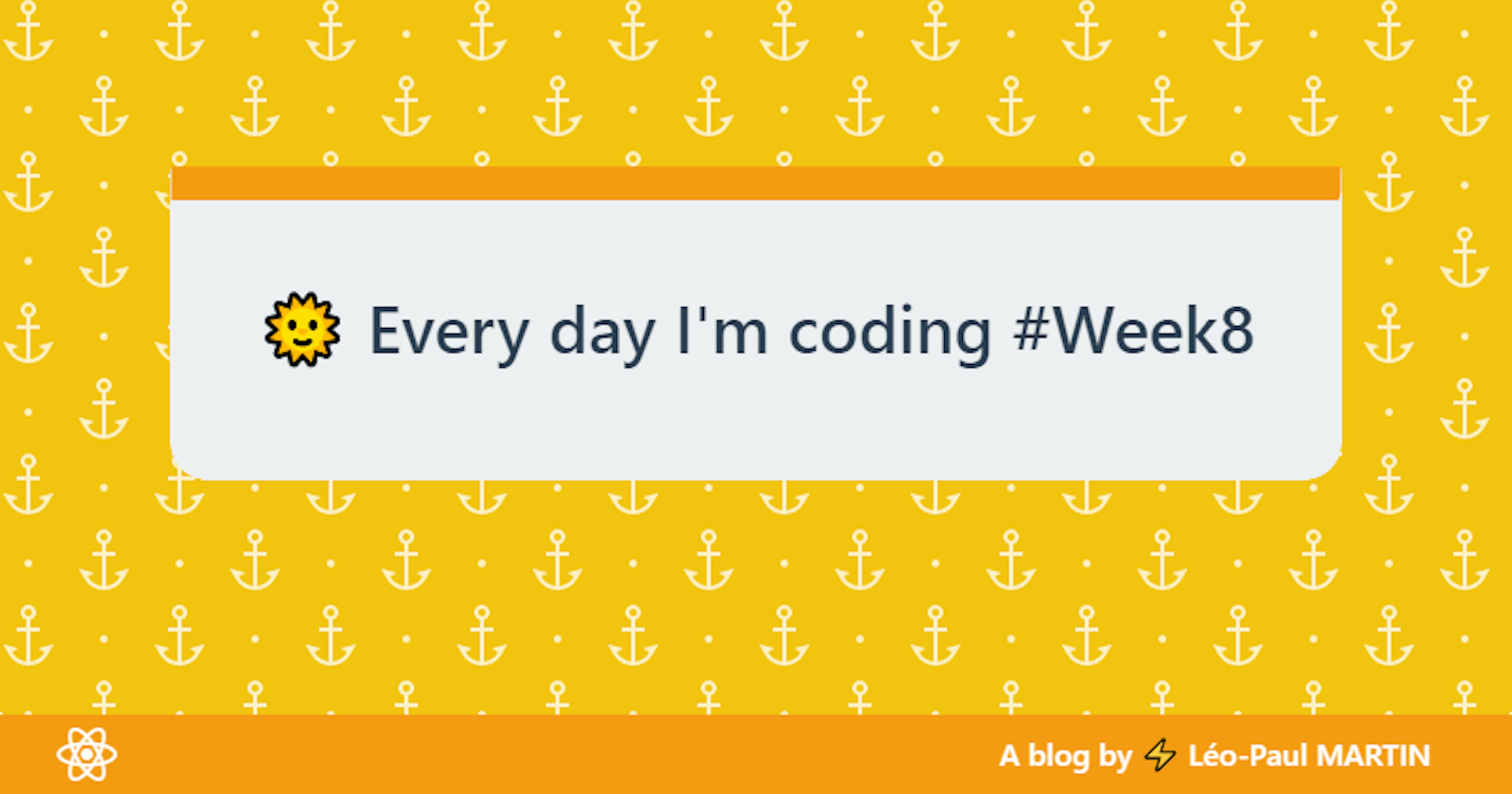 🌞 Every day I'm coding #Week8