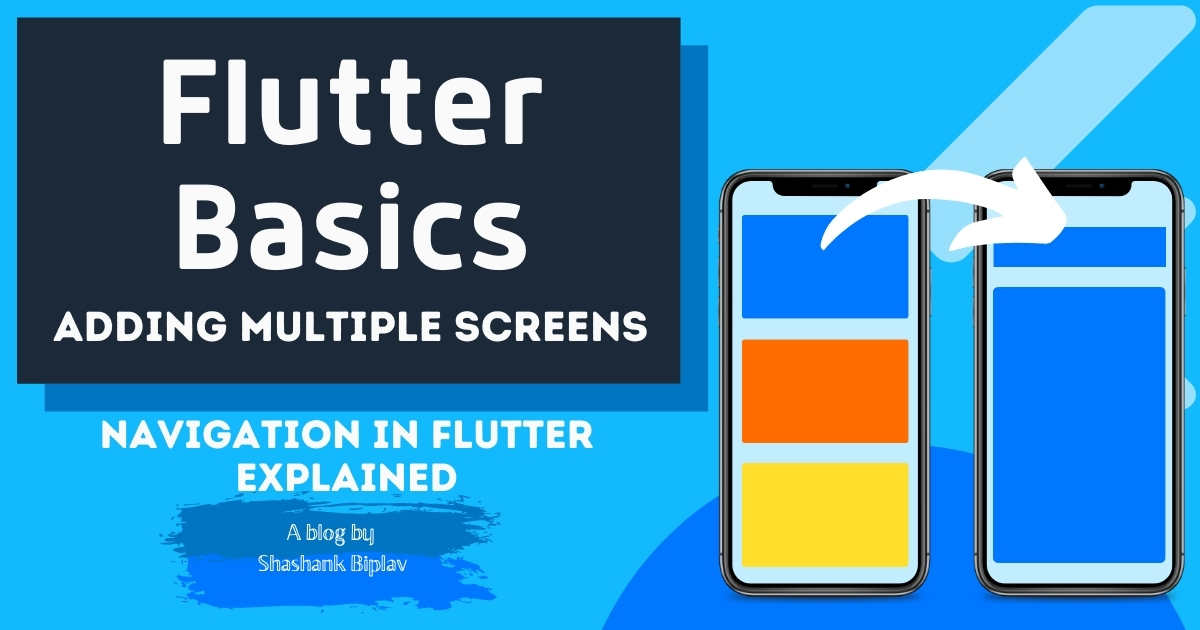 Flutter Basics - Adding Multiple Screens