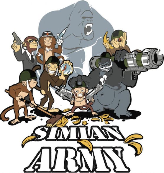 The Netflix Simian Army logo.