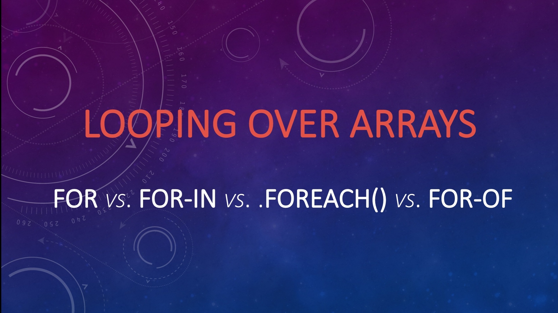 For In For In Vs For Of _ JavaScript For Loops – NRCEH