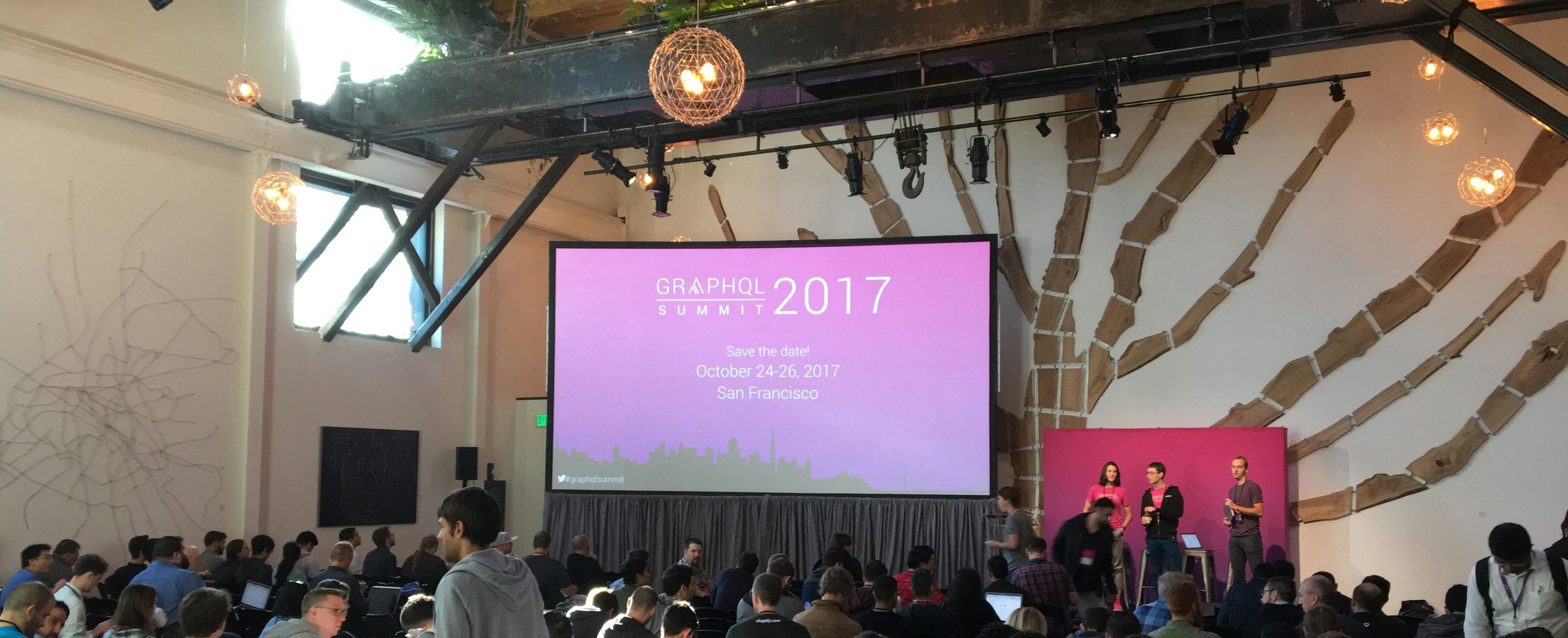 The GraphQL Summit 2017, when we decided to switch from REST to GraphQL.