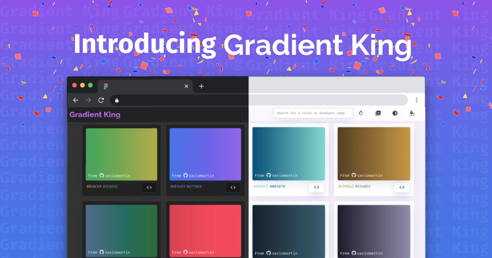 Introducing Gradient King - Never again run out of gradients! 🌈