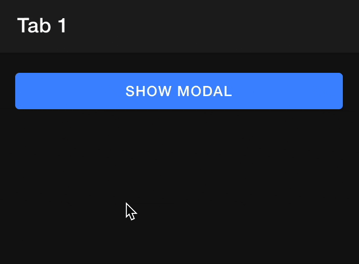 Ionic modal passing and receiving data