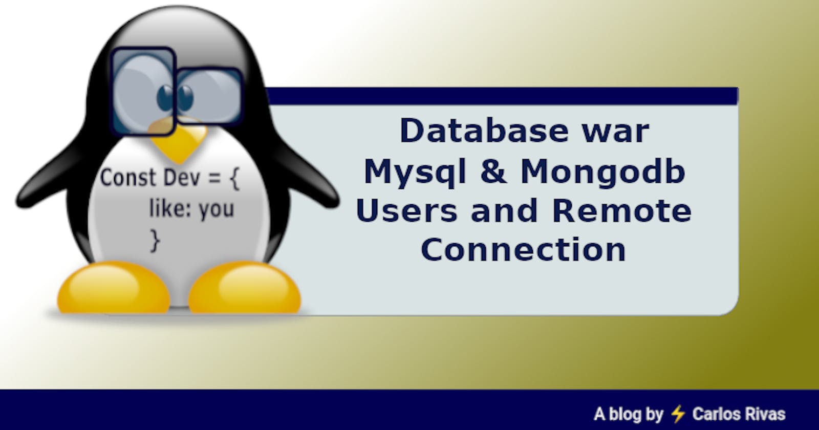 Database war
Mysql & Mongodb
Users and Remote Connection