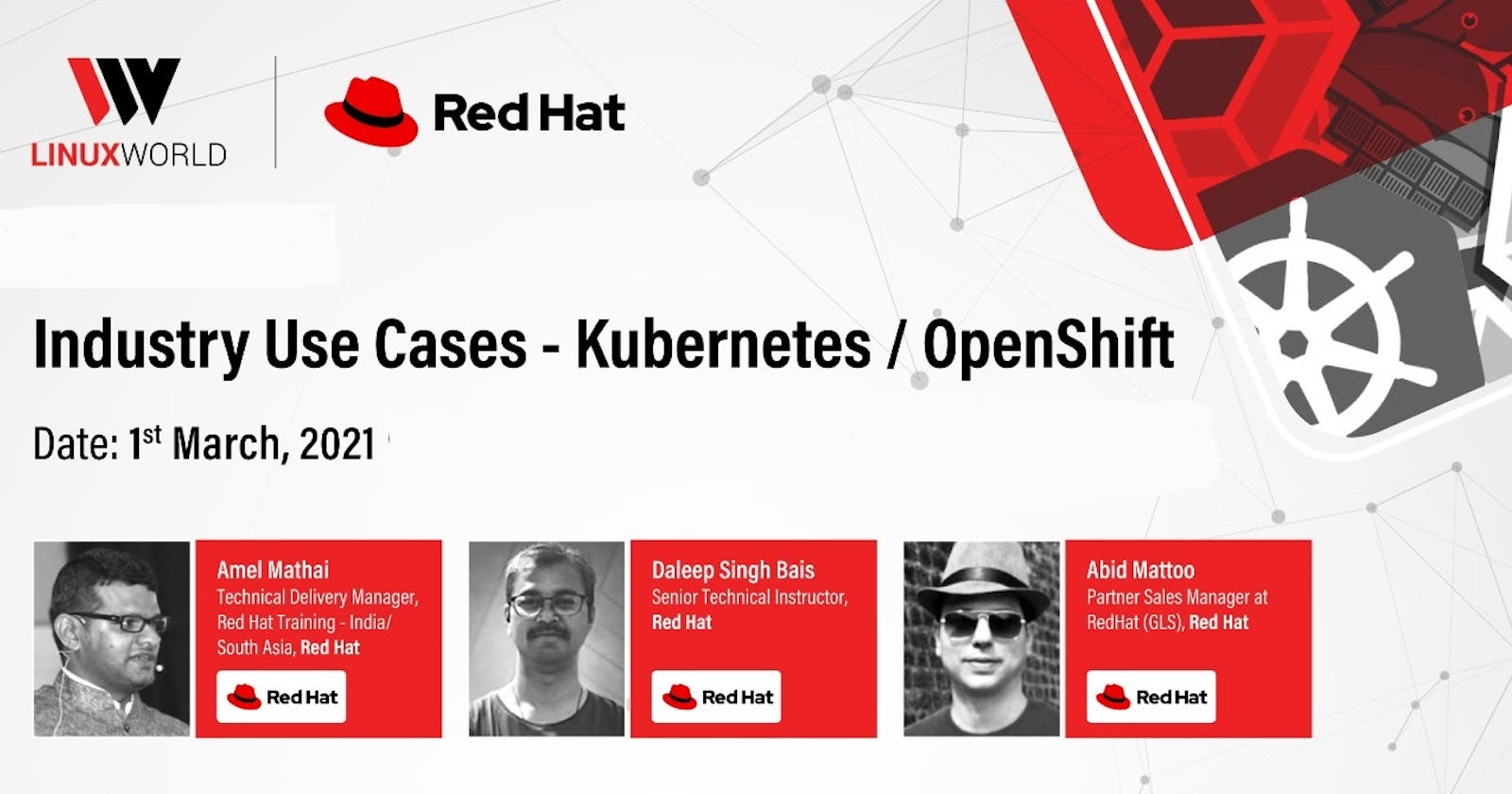 Industry Use Cases - Kubernetes / OpenShift