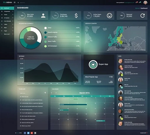 React Blur Admin