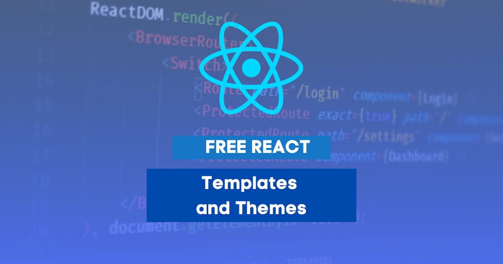 35+ free React templates and themes you should use in 2021