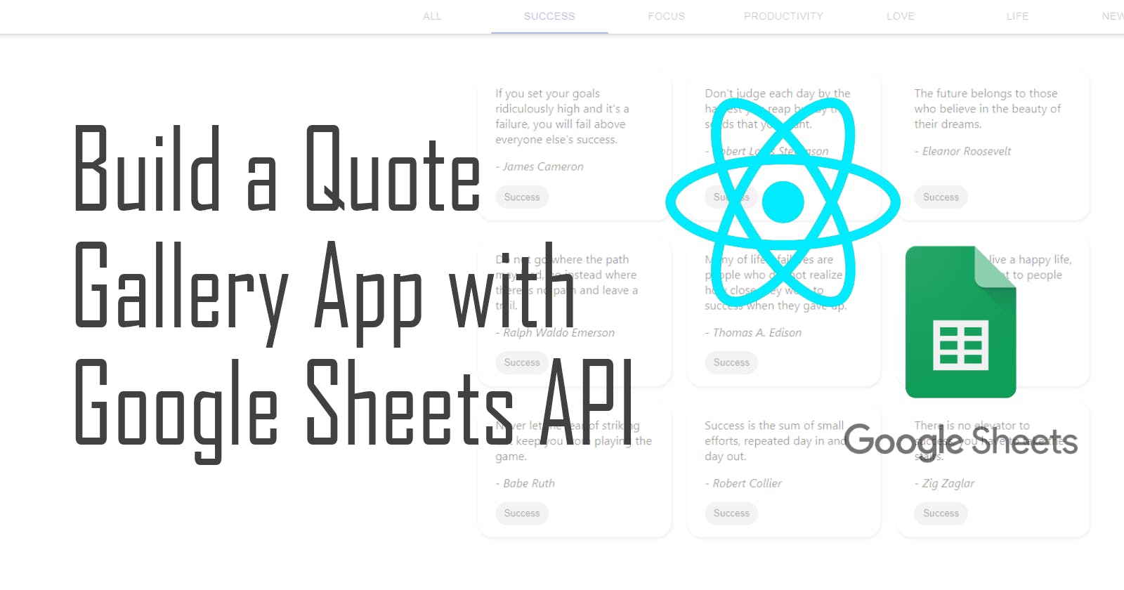 How to Build a Quote Gallery App using Google Sheets