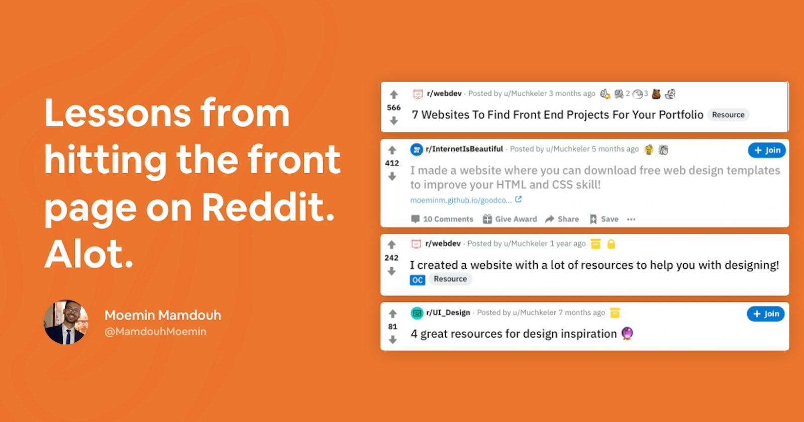 I've managed to hit the front page of Reddit. Alot. Here's how.