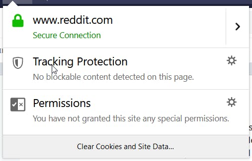 tracking protection is built into the browser