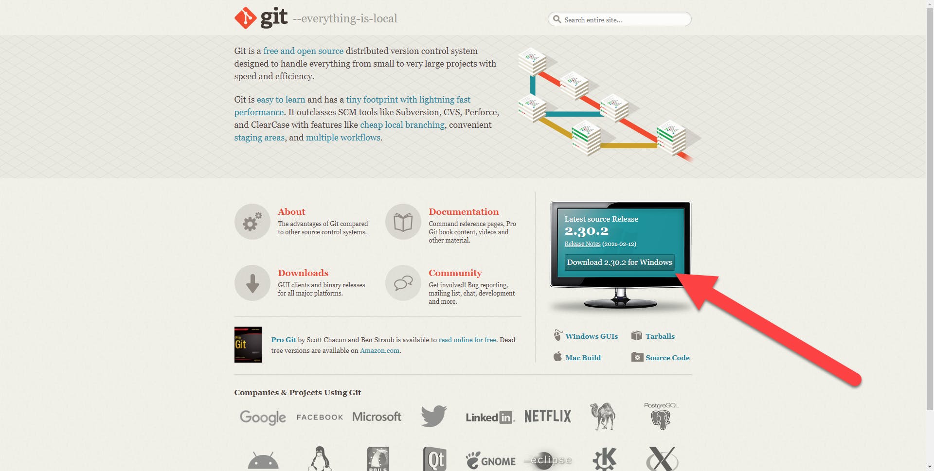 git_windows_site_screenshot