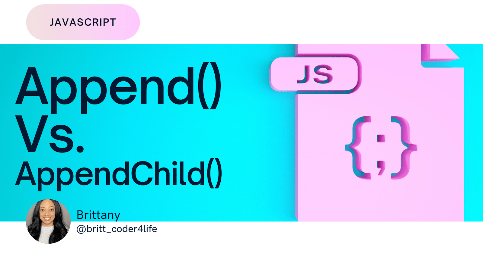 What is the difference between the append() & appendChild()?