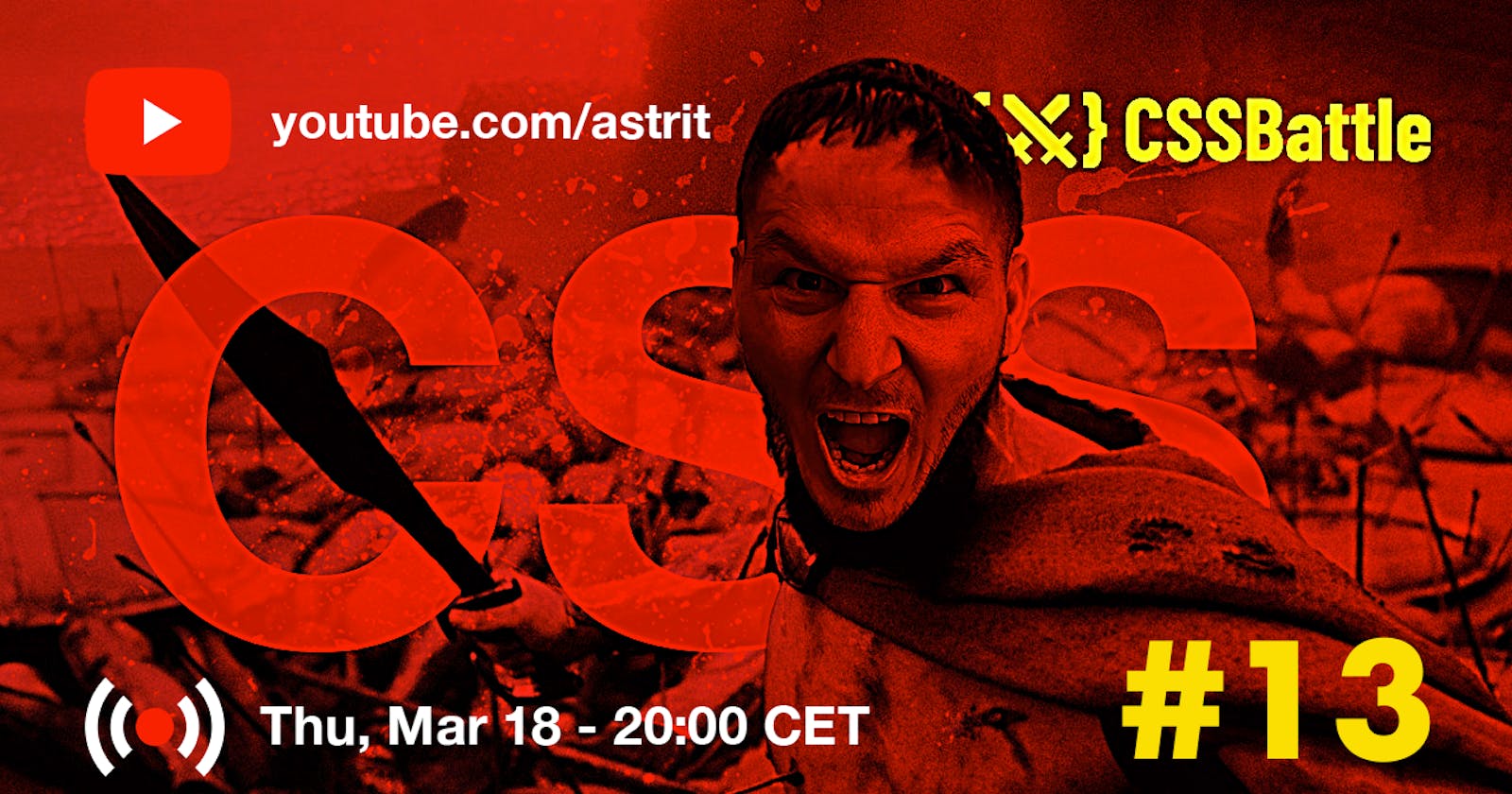 🔴 CSS Battle #13 - Live March 18, 20:00 CET