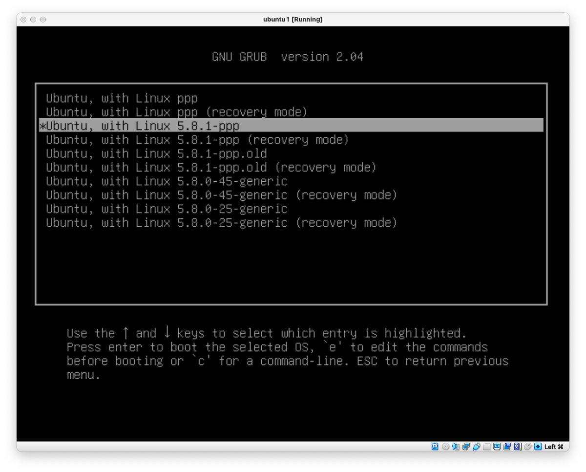 Linux 5.8.1-ppp