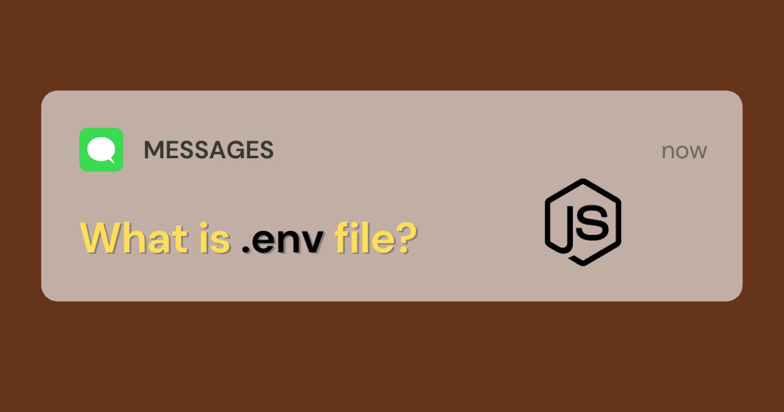 What is .env?