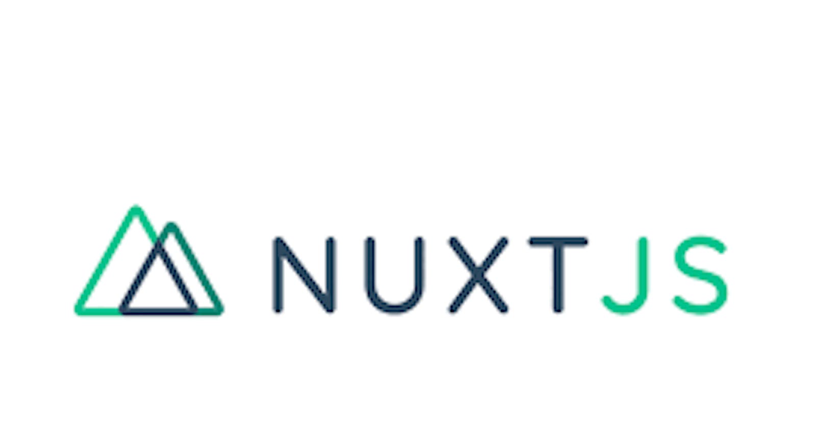 Getting Started with NuxtJs