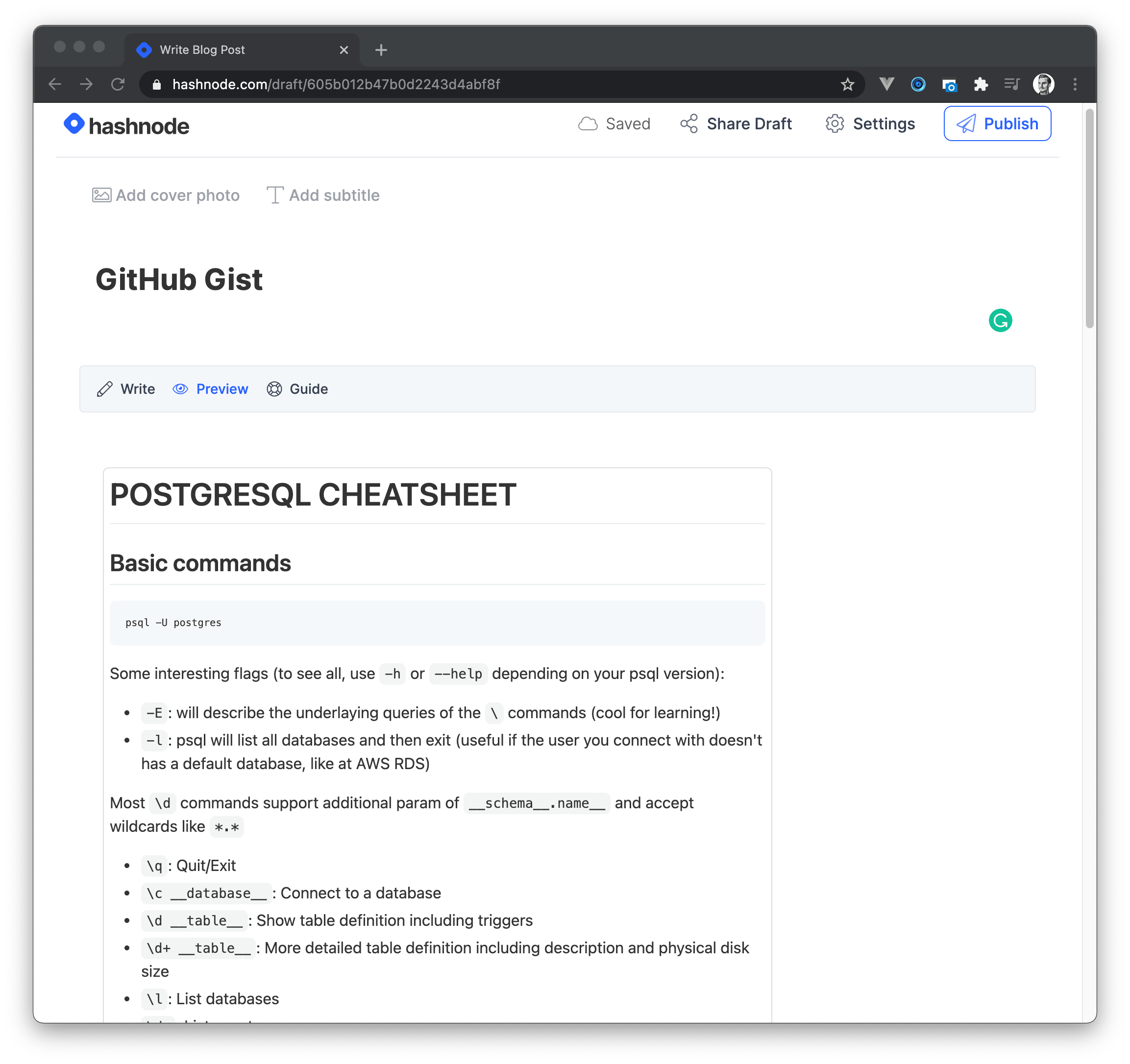Embed GitHub Gist