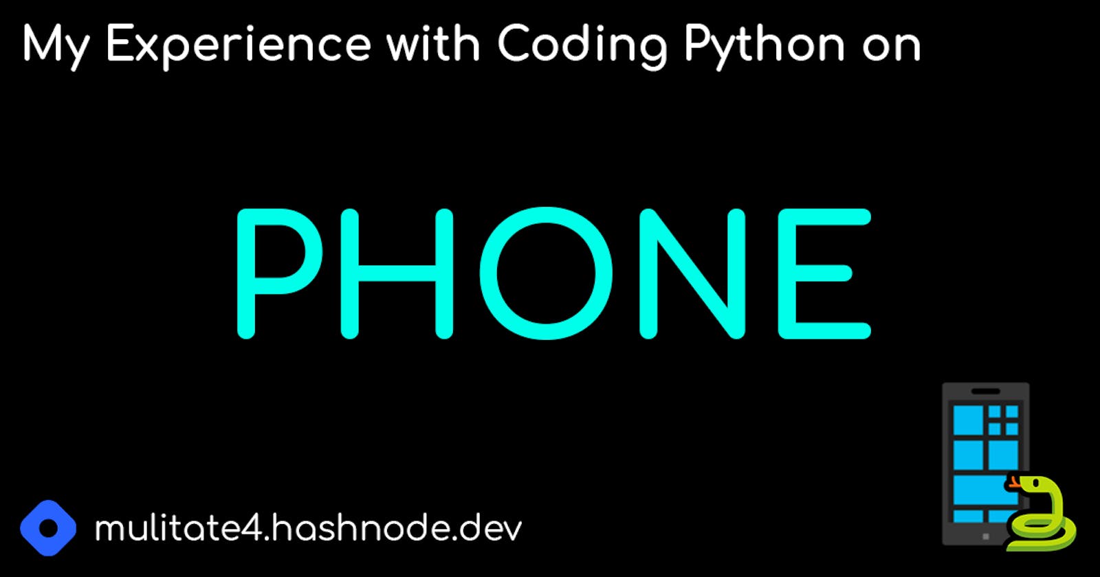 My Experience with Coding Python on Phone!