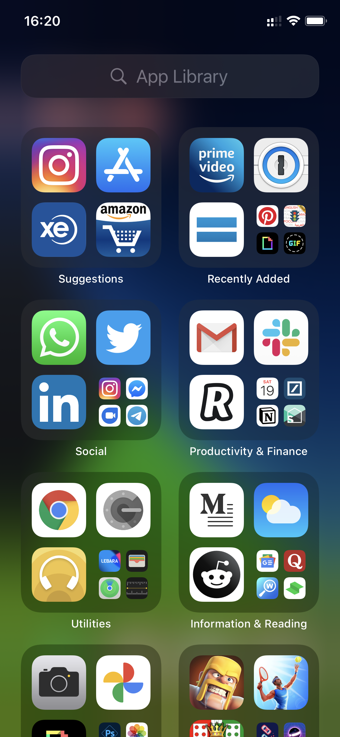 App Library. Provided by author