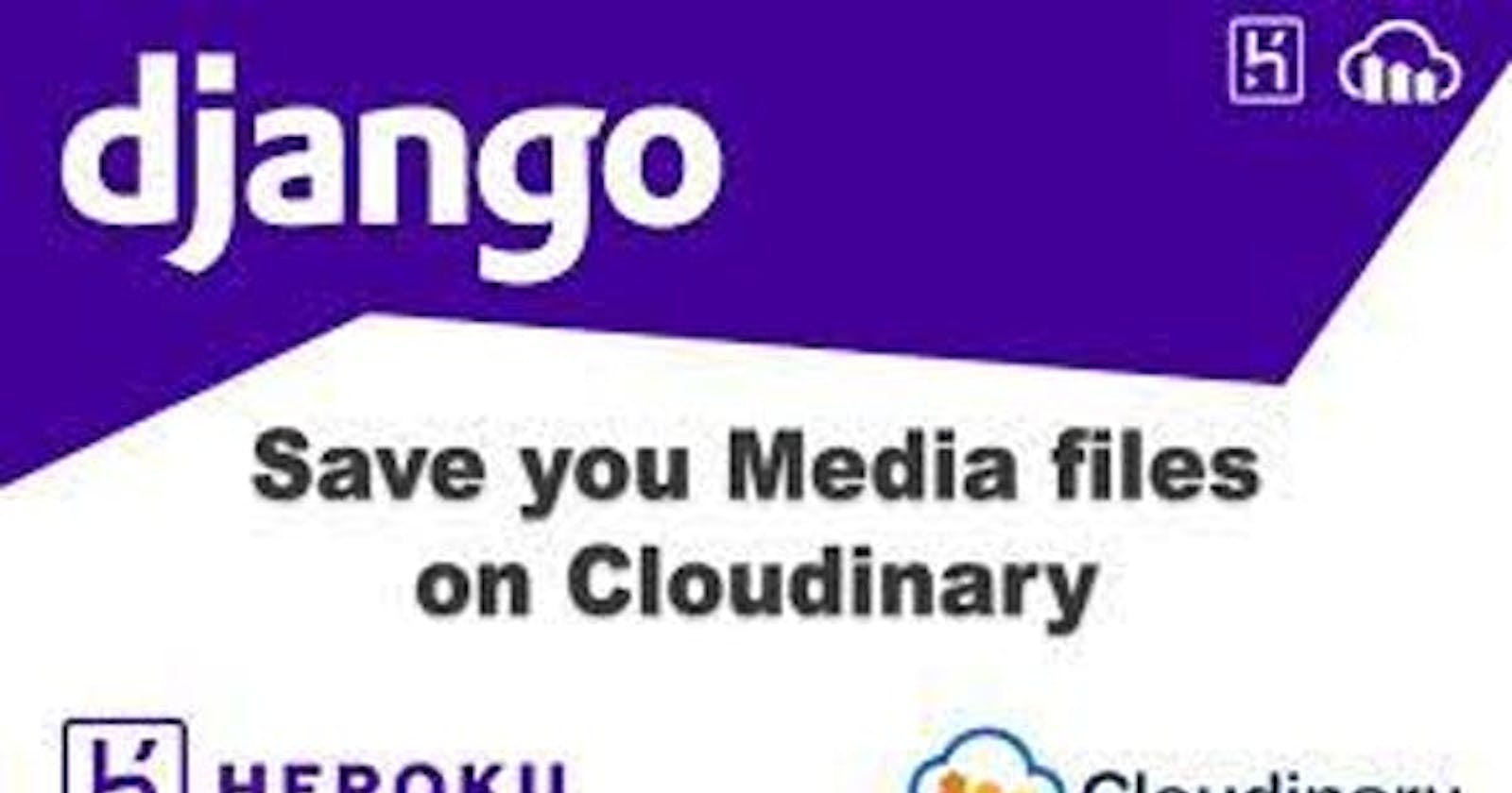 Cloudinary with django