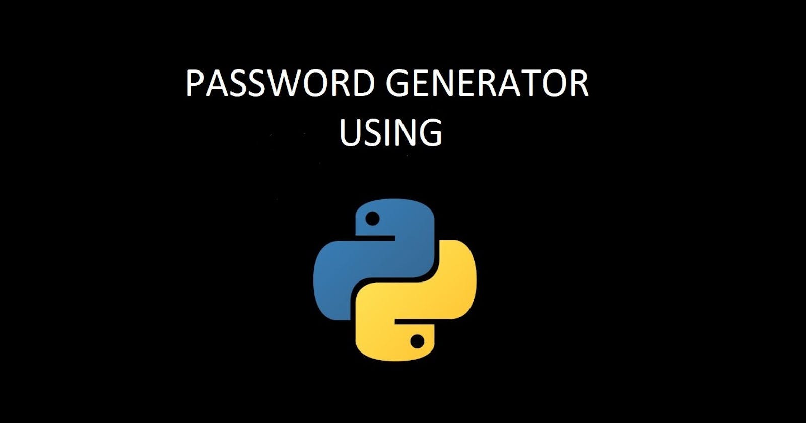 Password Generator Using Python