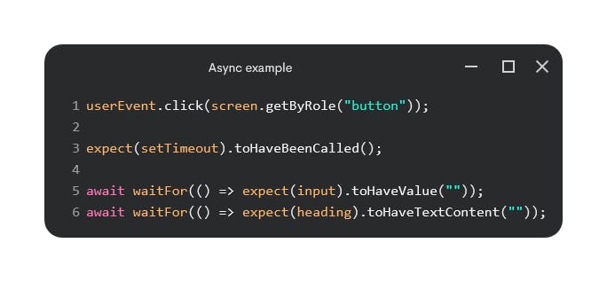 Async example