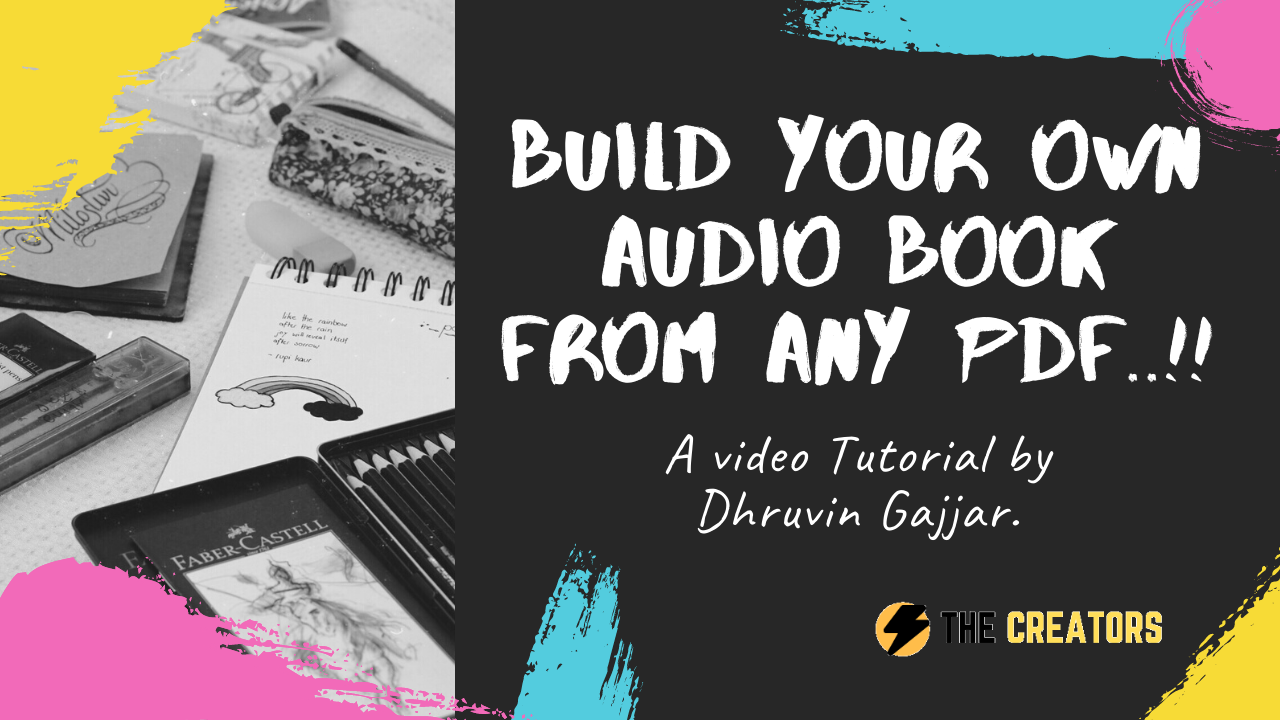 Build your own Audio book from any PDF with use of Python..馃悕