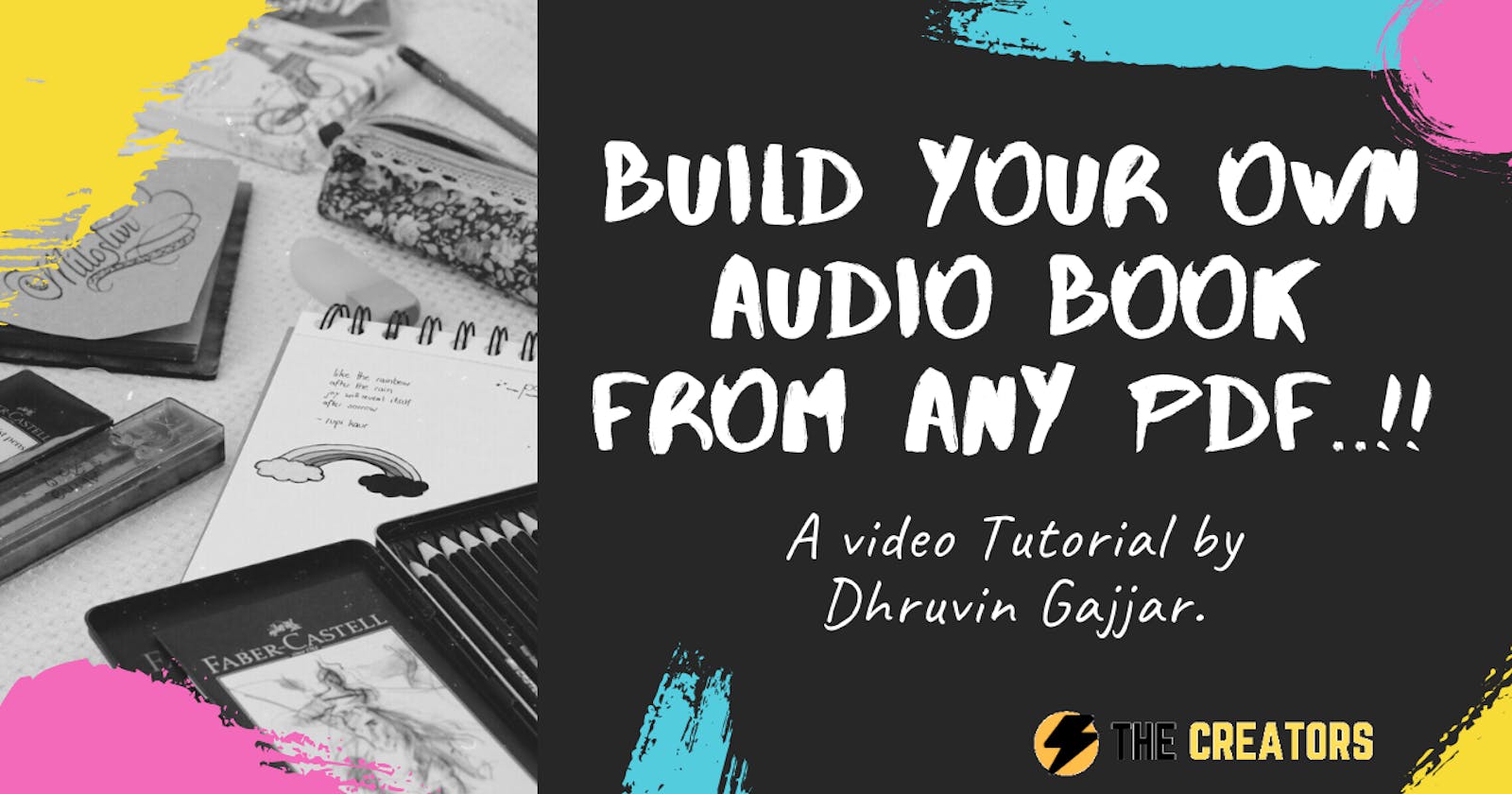 Build your own Audio book from any PDF with use of Python..🐍