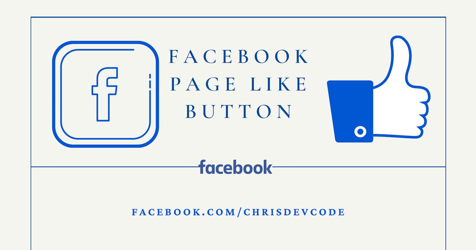 Facebook Page Like Button
