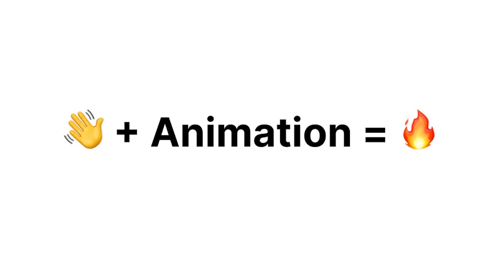 Animation can make wave 👋 much more than emoji!