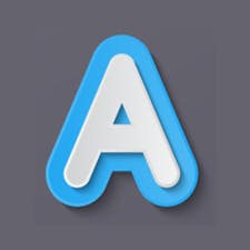 example full size avatar-letter for the letter "a"