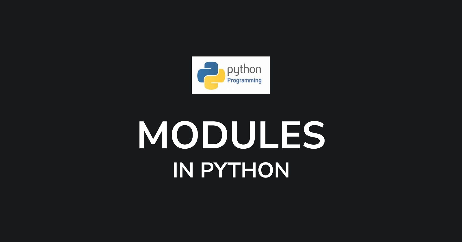 Modules in Python