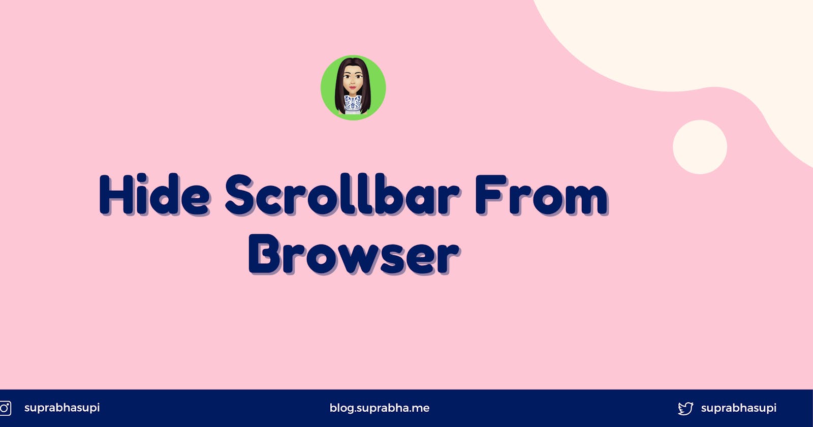 Hide Scrollbar From Browser